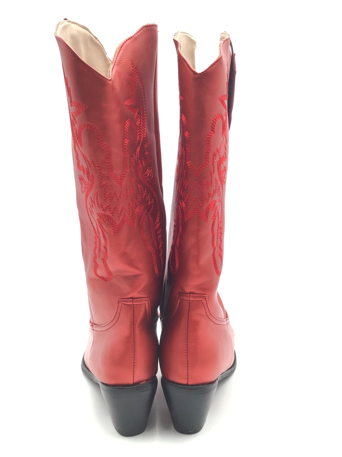 Boots Western By Clothes Mentor In Red, Size: 11