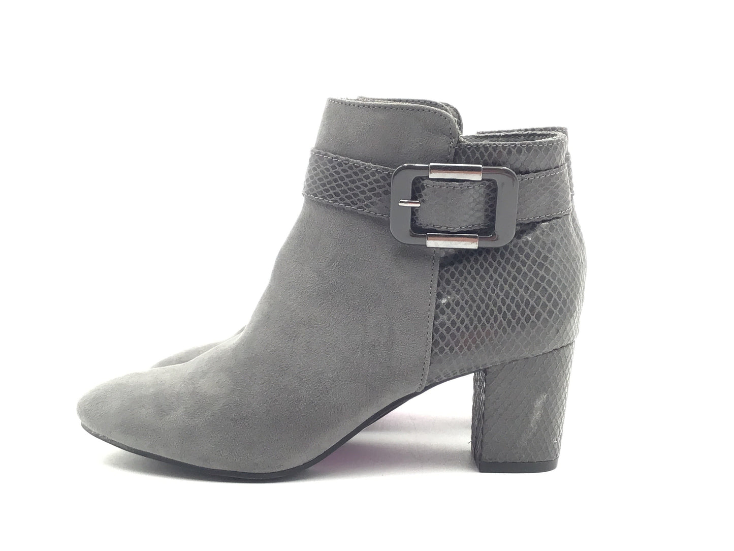 Boots Ankle Heels By Karen Scott In Grey, Size: 6