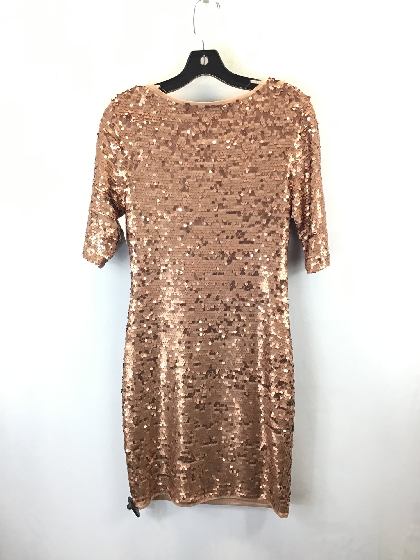 Dress Casual Short By Bcbgmaxazria In Gold, Size: M