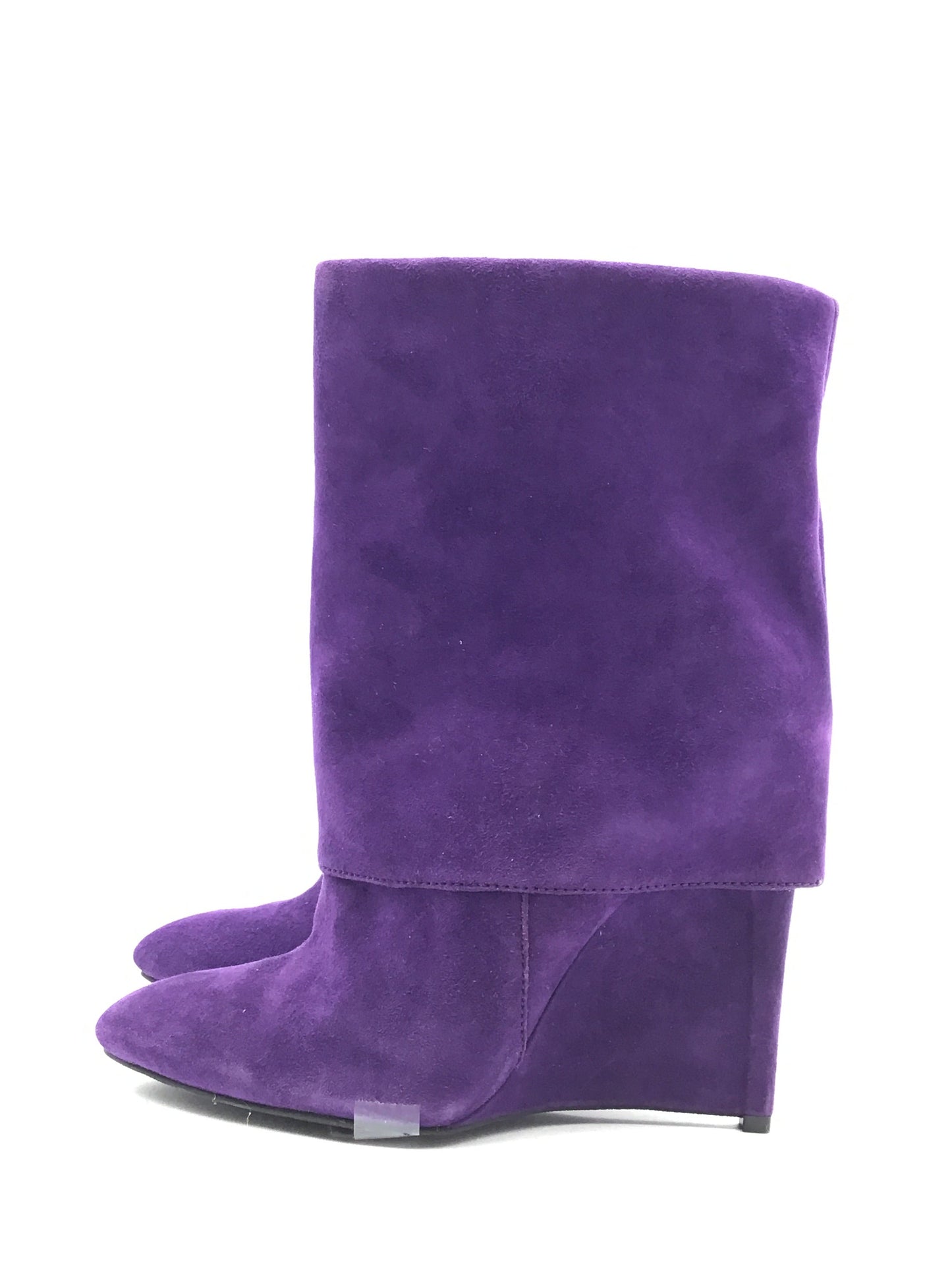 Boots Ankle Heels By Enzo Angiolini In Purple, Size: 9