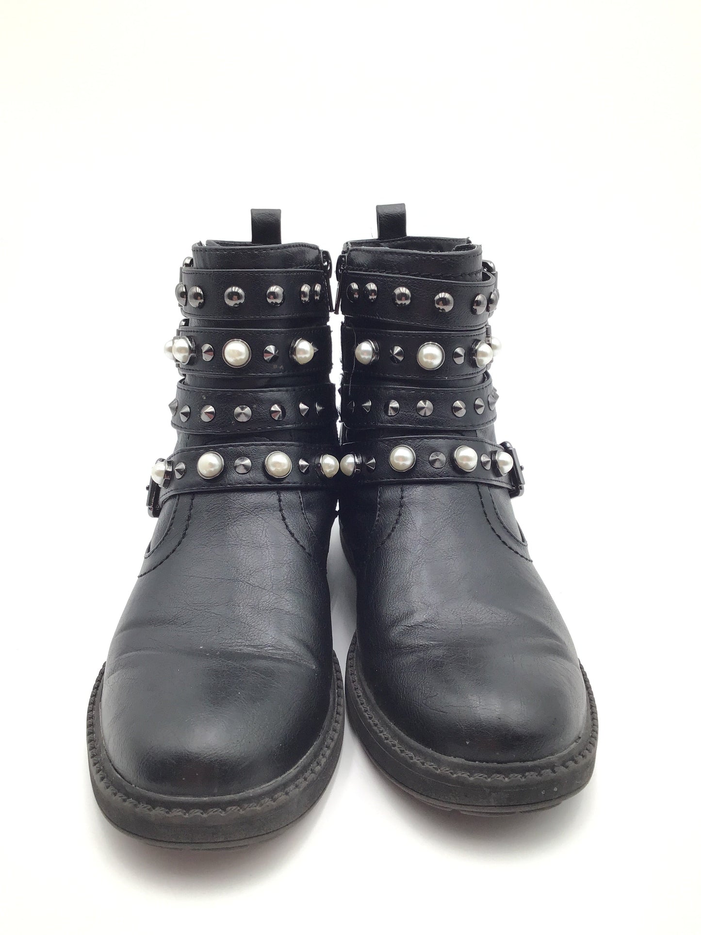 Boots Combat By Guess In Black, Size: 8.5