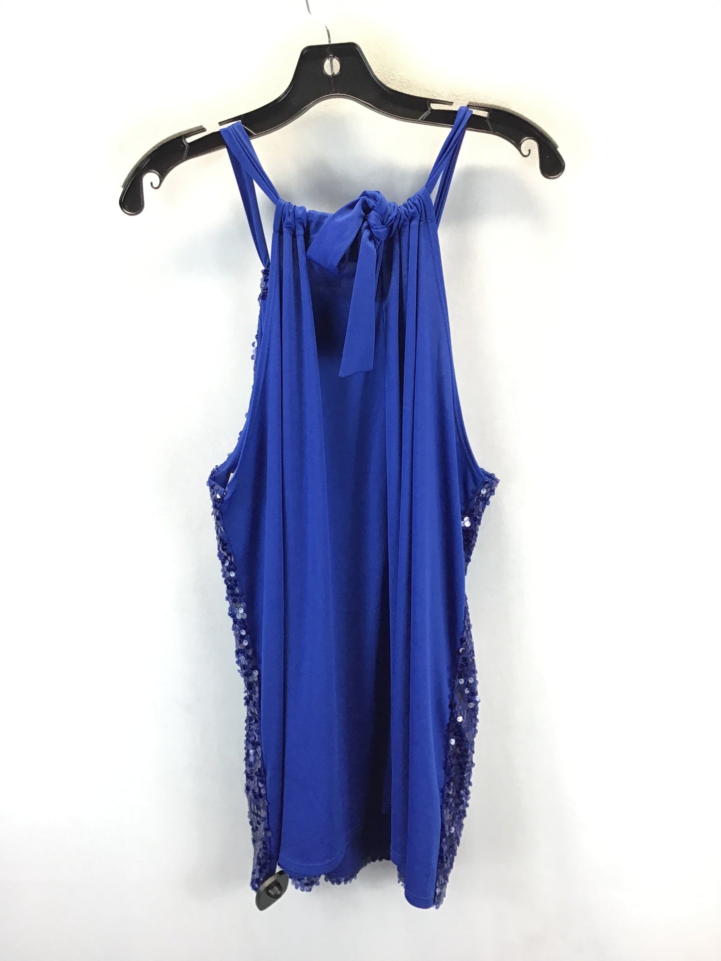 Top Sleeveless By Ashley Stewart In Blue, Size: 1x