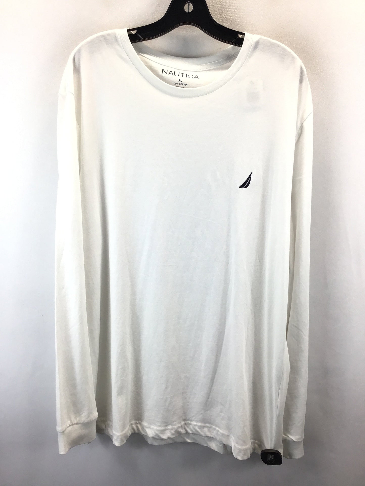 Top Long Sleeve Basic By Nautica In White, Size: Xl