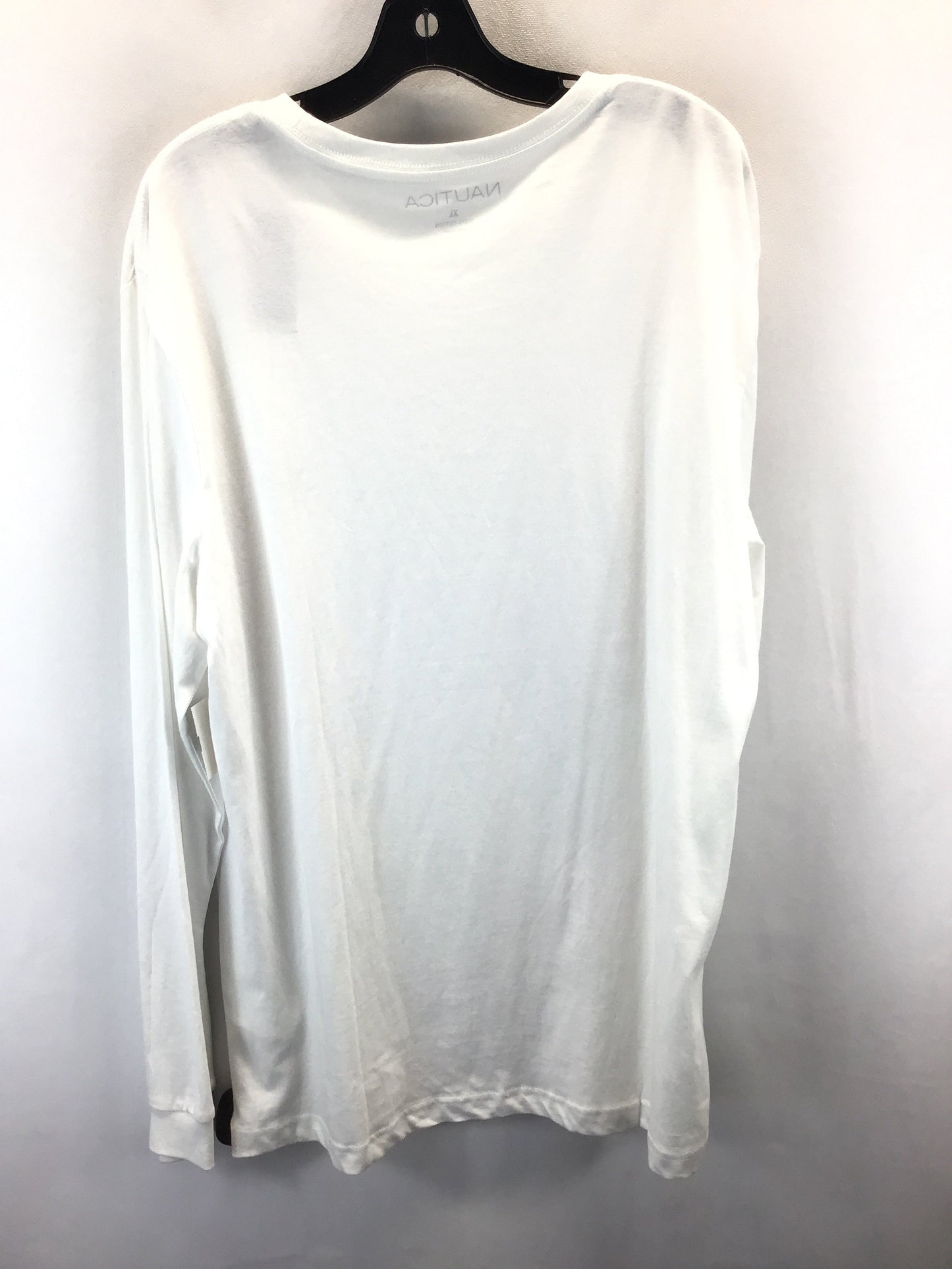 Top Long Sleeve Basic By Nautica In White, Size: Xl