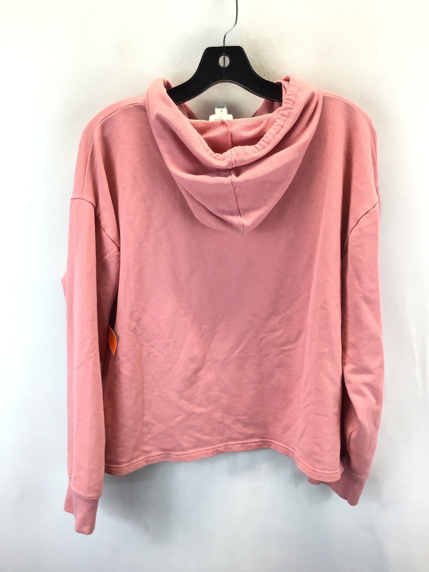 Sweatshirt Hoodie By J. Crew In Pink, Size: L