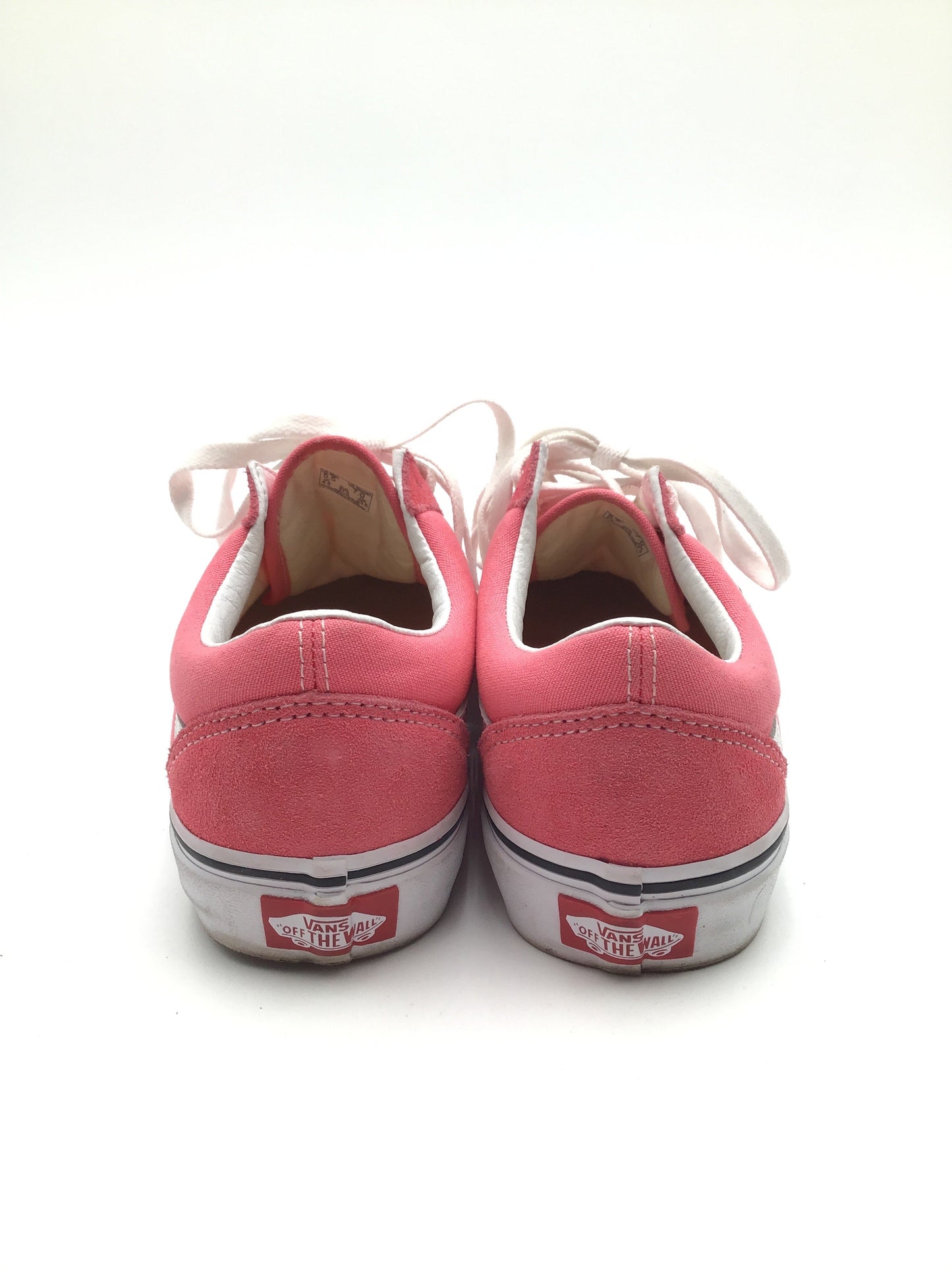 Pink & White Shoes Sneakers Vans, Size 7