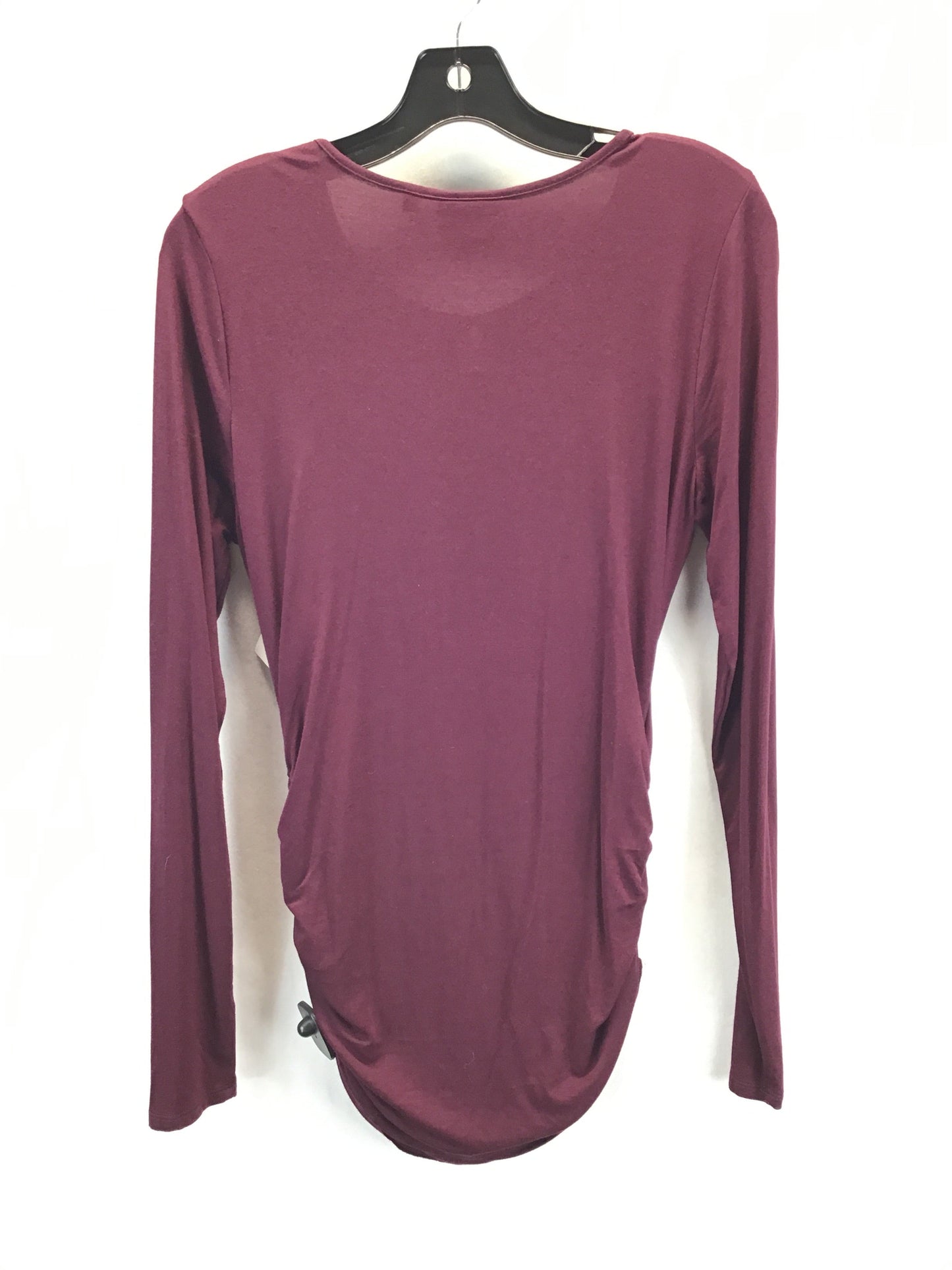 Top Long Sleeve By Anthropologie In Purple, Size: M