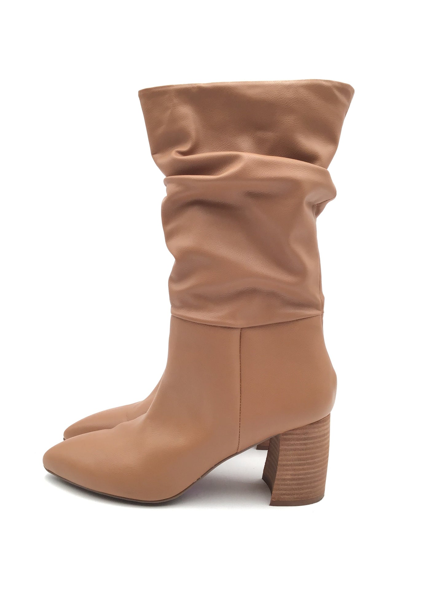 Boots Mid-calf Heels By Dolce Vita In Beige, Size: 10