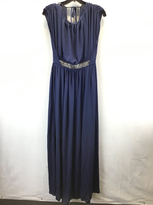 Dress Party Long By Asos In Navy, Size: 4