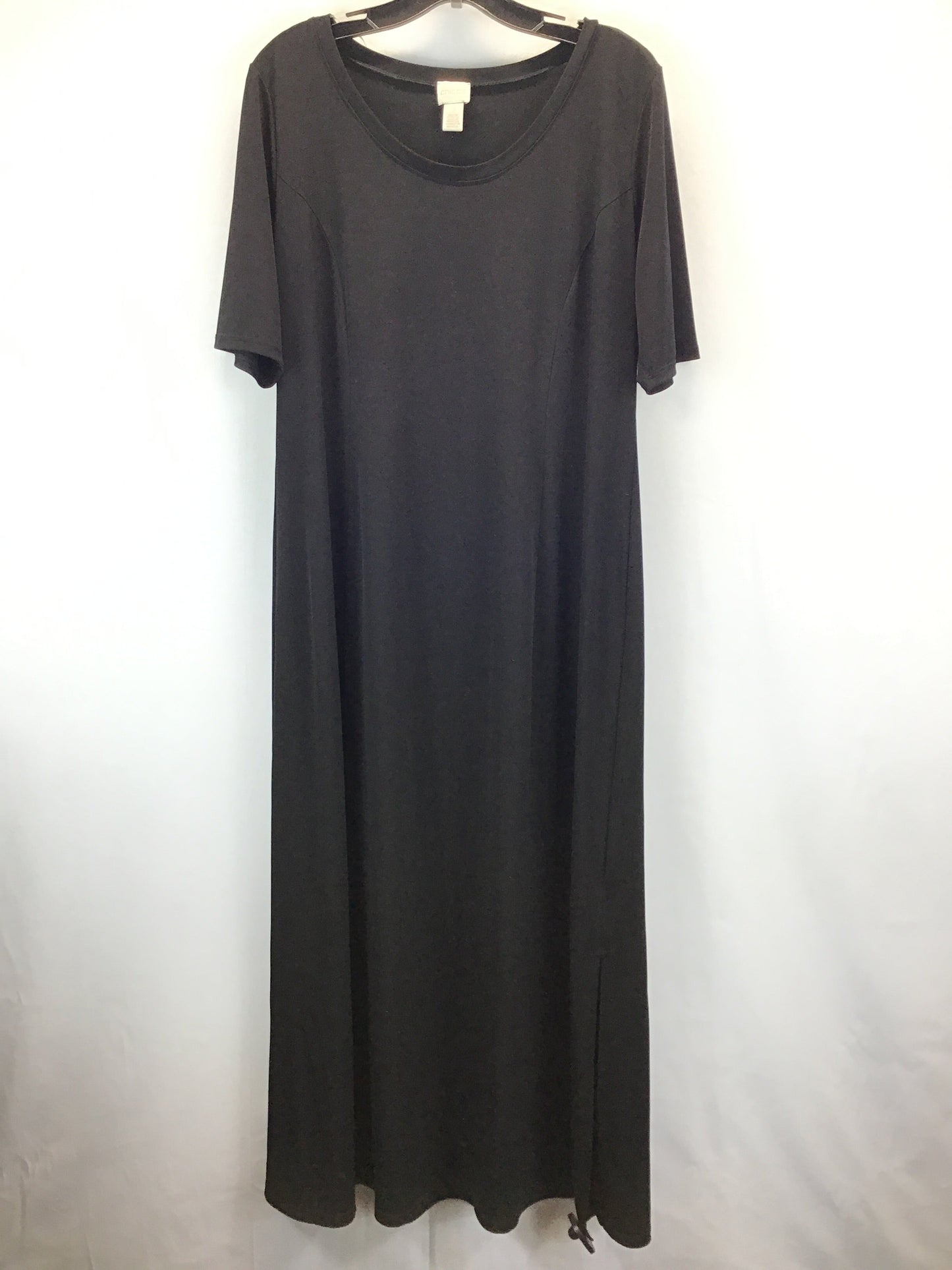 Black Dress Casual Maxi Chicos, Size 2 / L