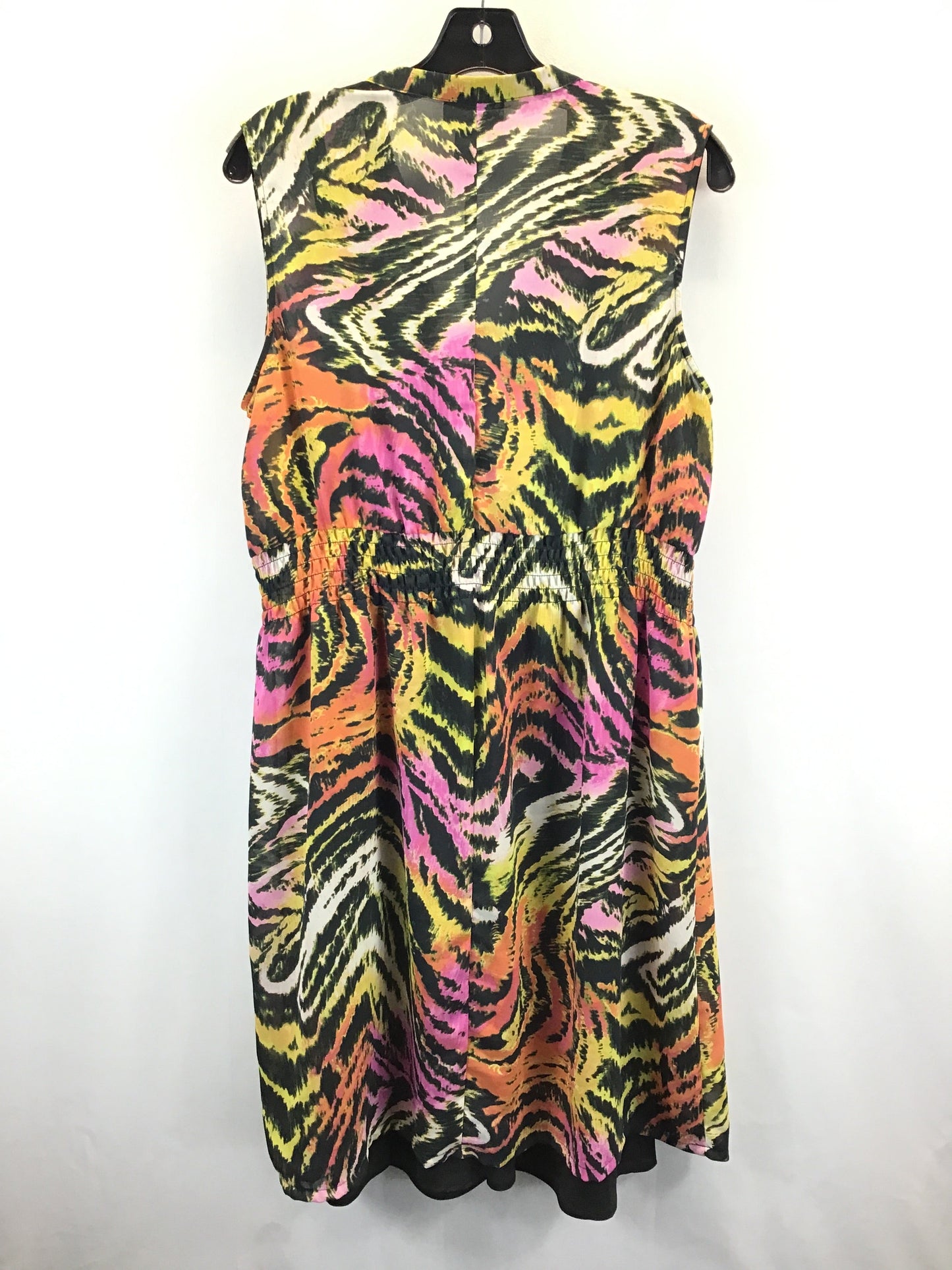 Multi-colored Dress Casual Midi Lane Bryant, Size 16