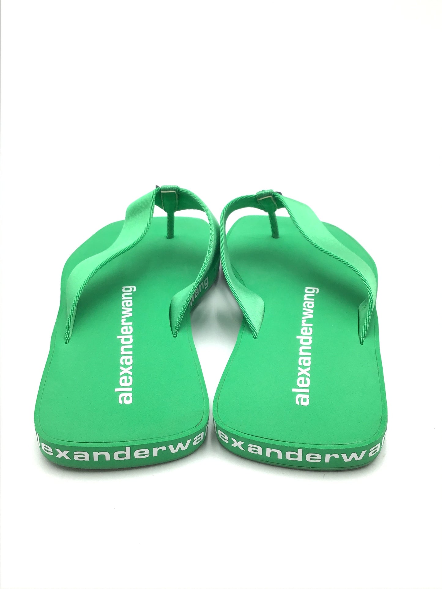 Green Shoes Flats Alexander Wang, Size 10