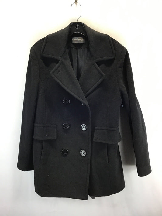 Coat Peacoat By Clothes Mentor In Black, Size: 14