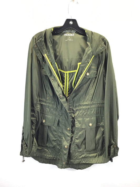 Jacket Windbreaker By St Johns Bay In Green, Size: L