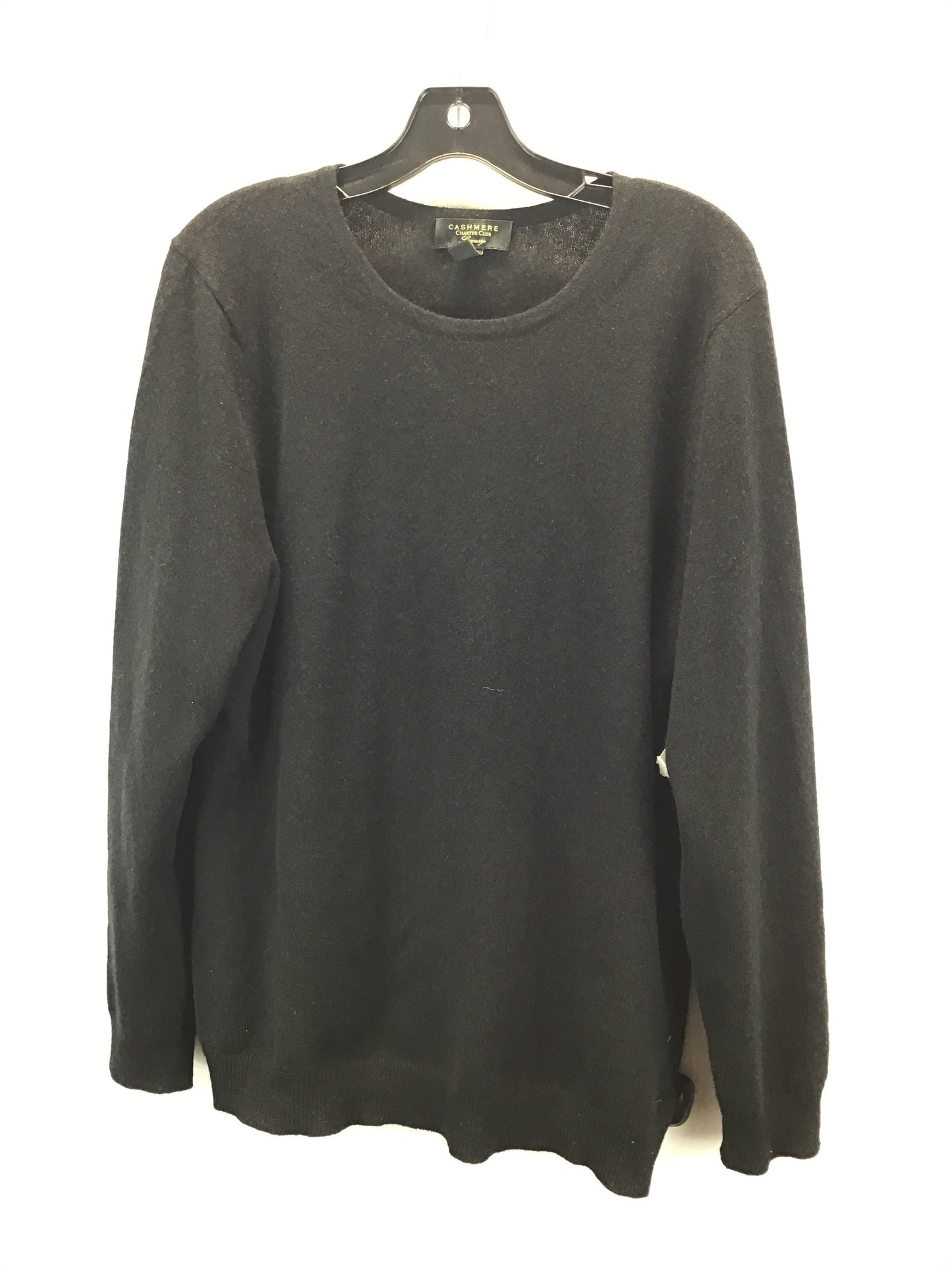 Sweater Cashmere By Charter Club In Black, Size: Xl