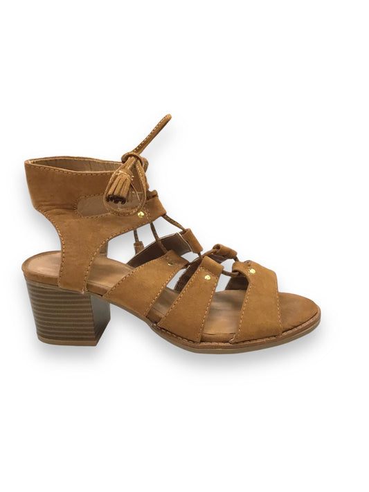 Shoes Heels Block By Old Navy In Tan, Size: 7