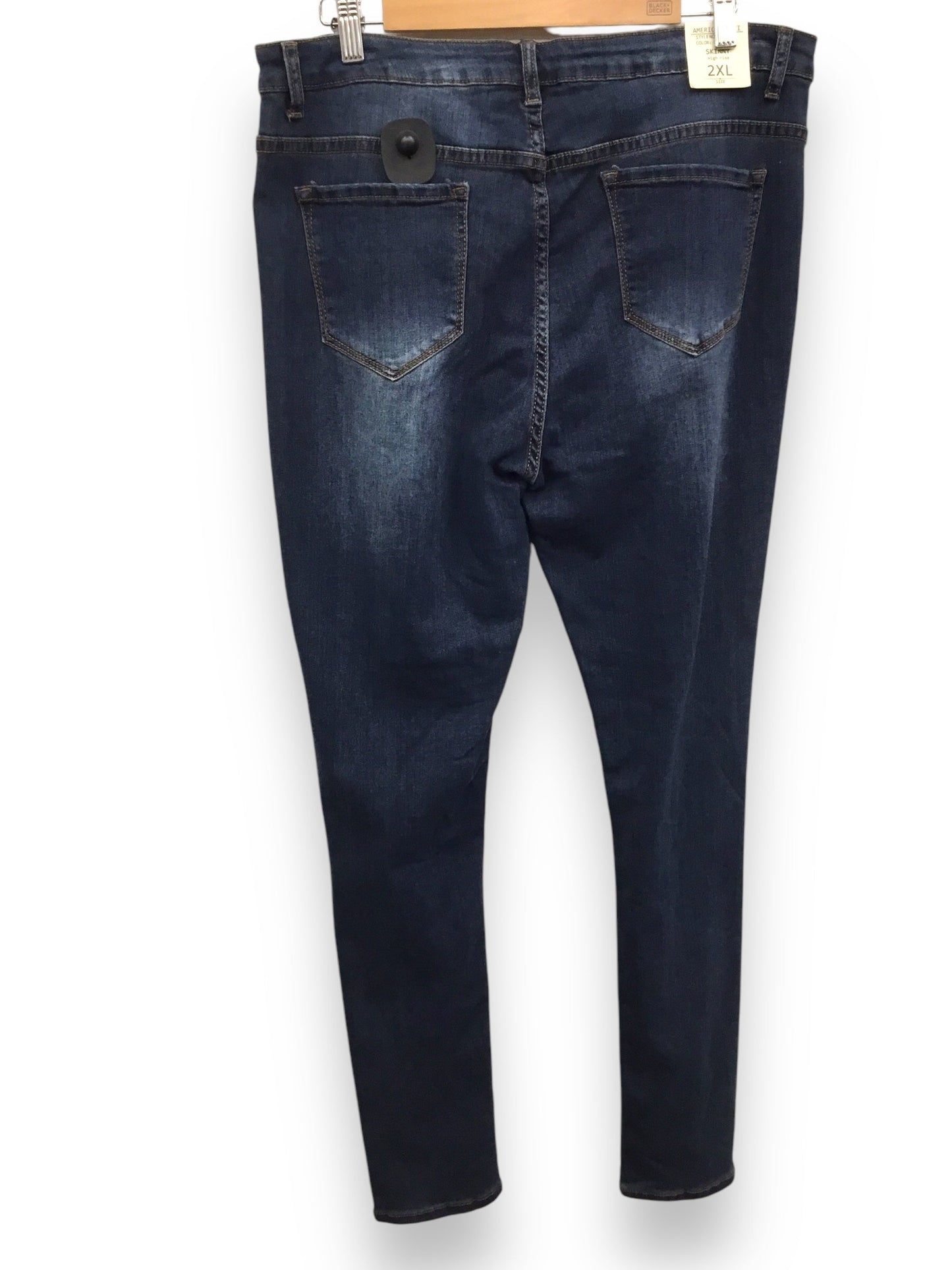 Jeans Skinny By Clothes Mentor In Denim, Size: 2x