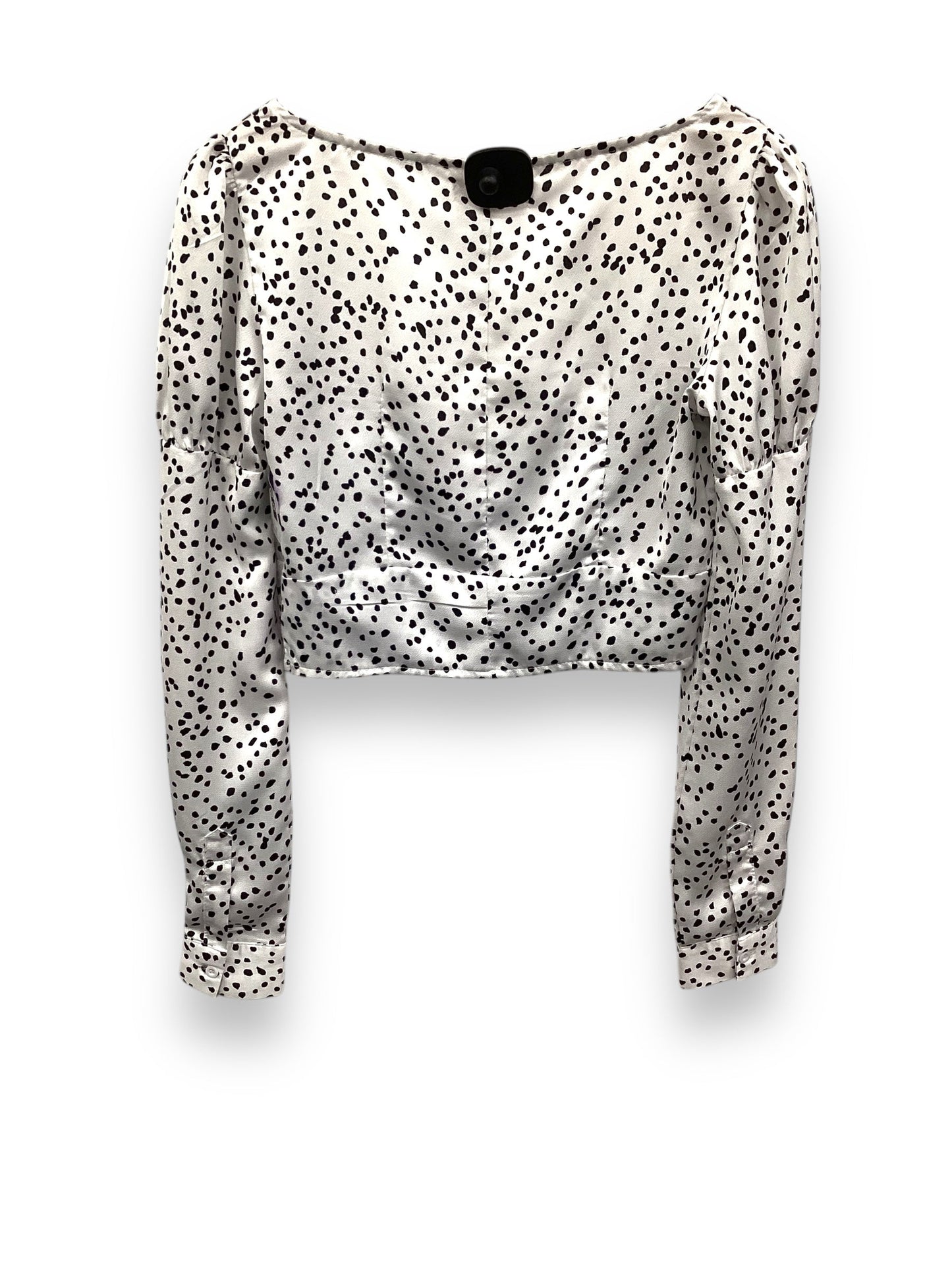 Top Long Sleeve By Missguided In White, Size: Xs