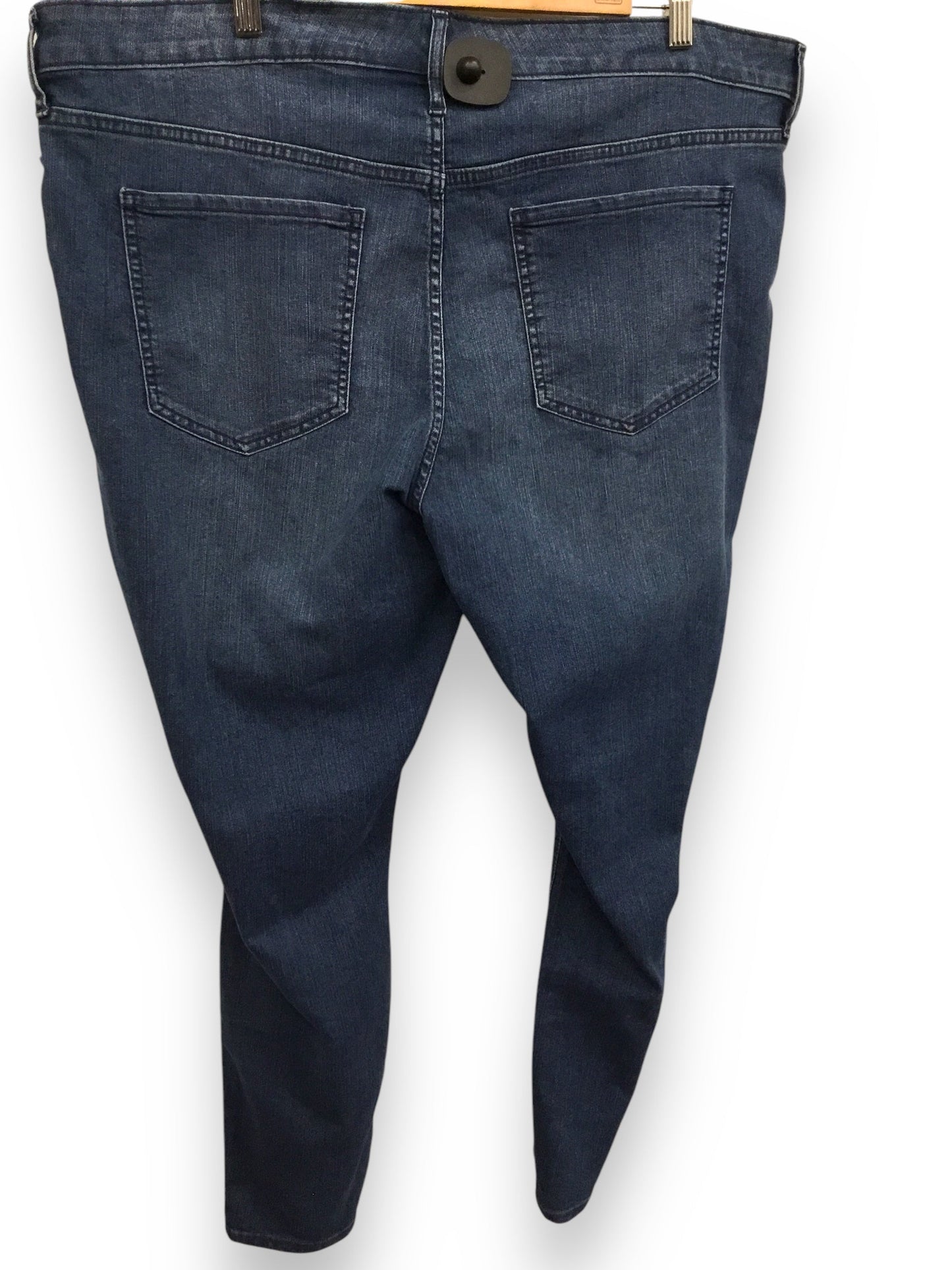 Jeans Skinny By Old Navy In Blue Denim, Size: 20