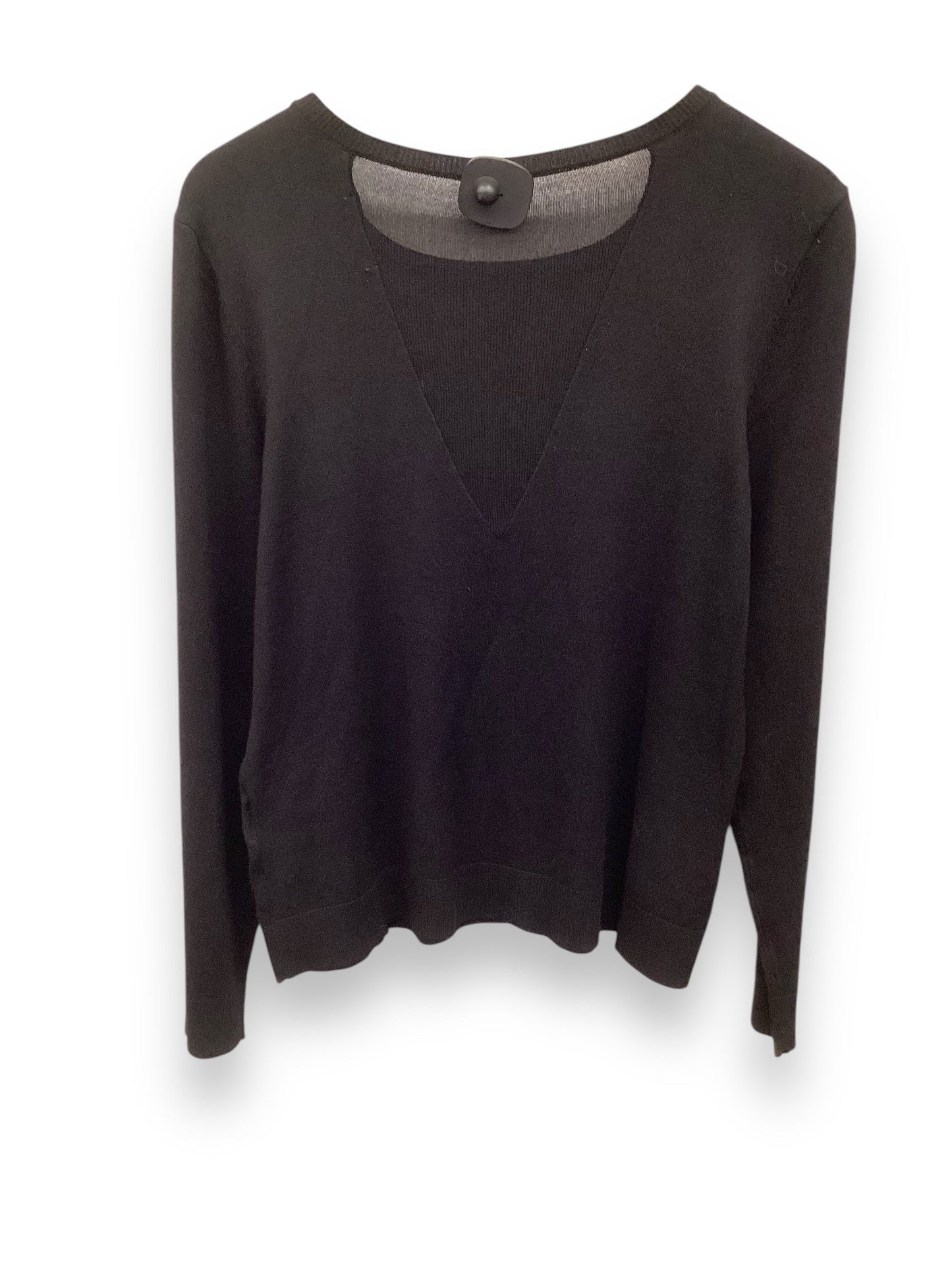 Top Long Sleeve By Bar Iii In Black, Size: Xl