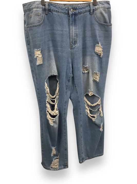 Jeans Boot Cut By Shein In Denim, Size: 2x