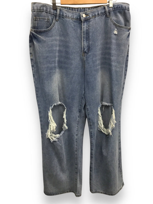 Jeans Straight By Clothes Mentor In Blue Denim, Size: 3x