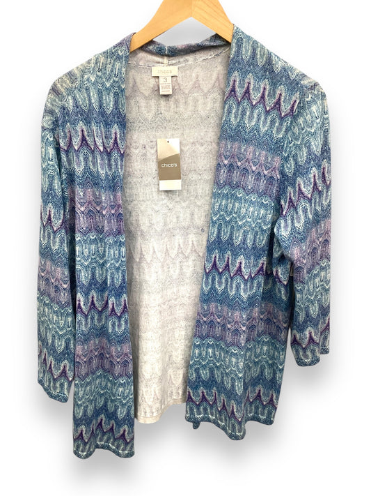 Cardigan By Chicos In Blue, Size: Xs