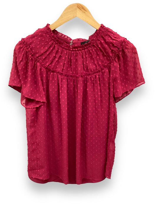 Top Short Sleeve By J. Crew In Purple, Size: S