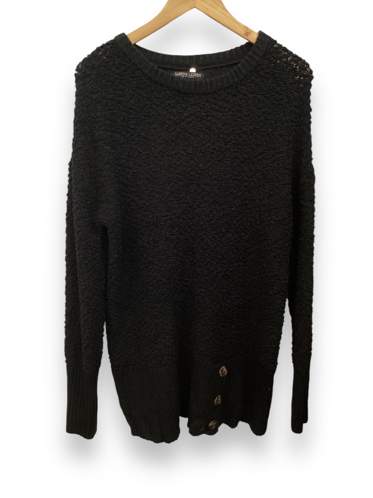 Sweater By Clothes Mentor In Black, Size: Xl