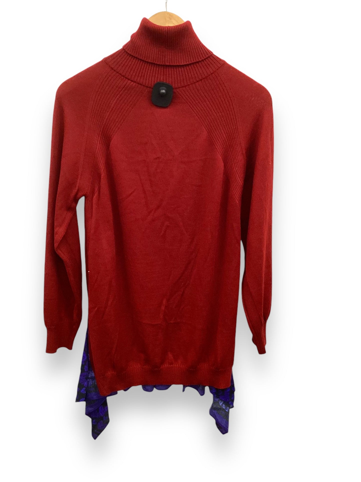 Sweater Designer By Clothes Mentor In Red, Size: S