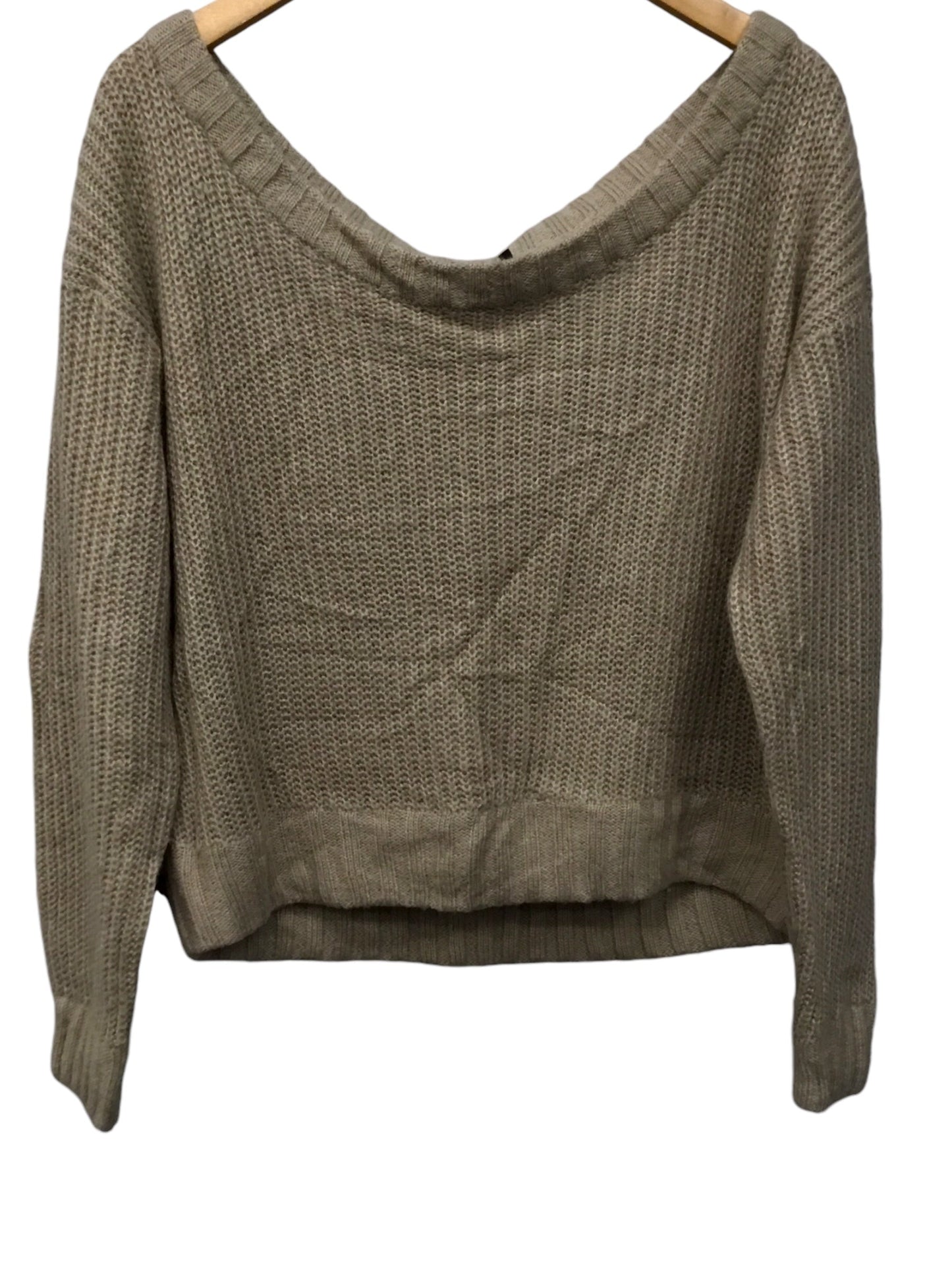 Sweater By Nasty Gal In Tan, Size: L