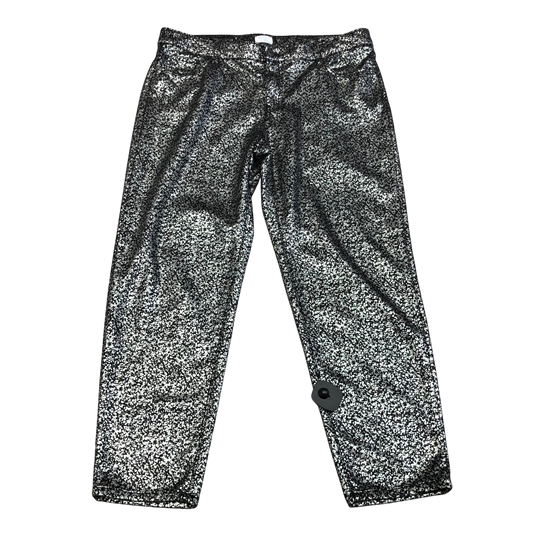 Pants Other By Time And Tru In Black & Silver, Size: 14