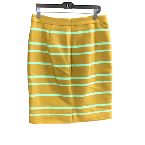 Skirt Mini & Short By J. Crew In Gold & Green, Size: 10