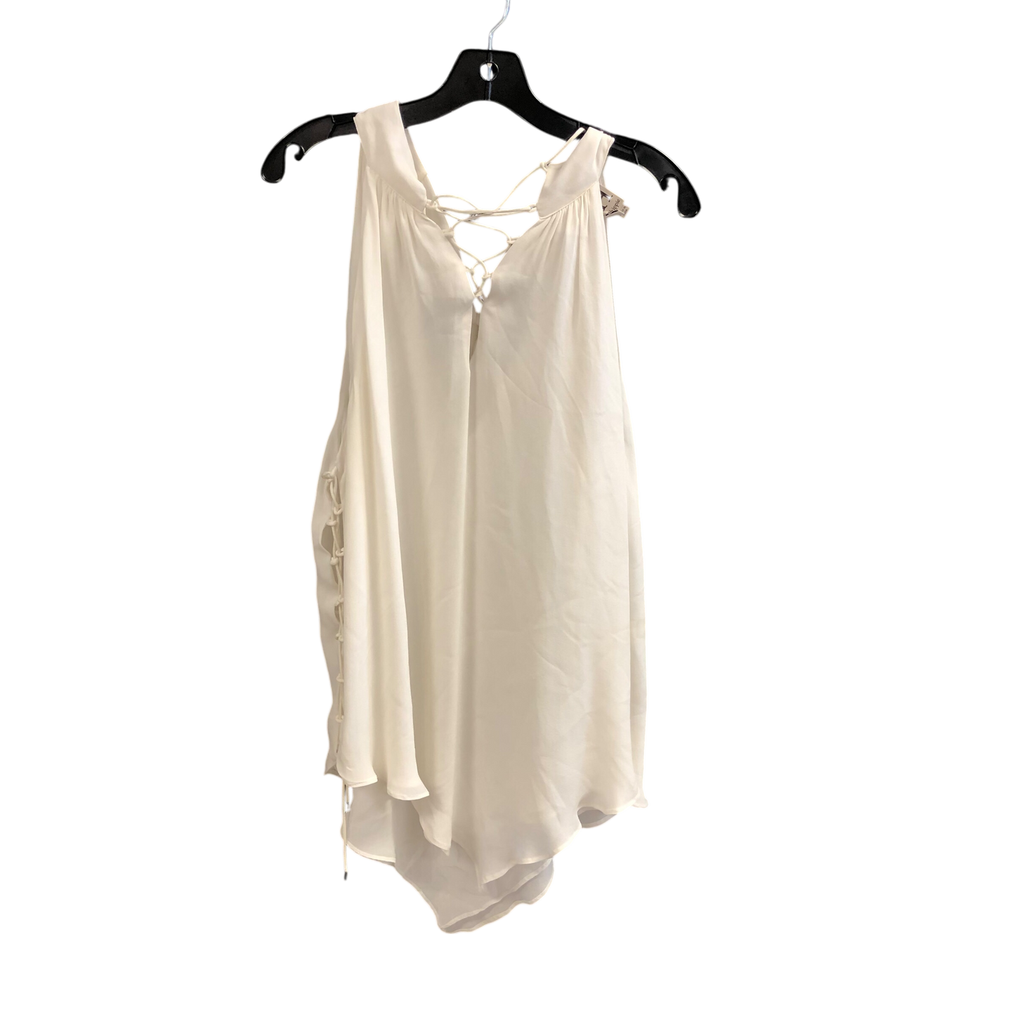 Top Sleeveless Designer By Haute Hippie In Cream, Size: L