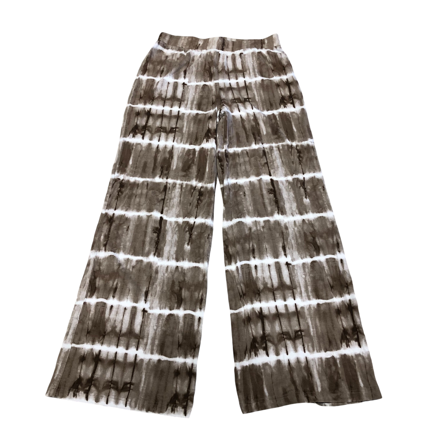 Pants Lounge By Zenergy By Chicos In Brown & White, Size: S