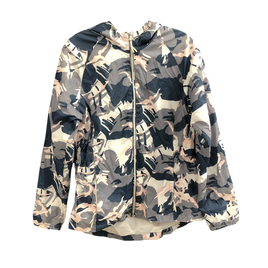 Athletic Jacket By New Balance In Camouflage Print, Size: L