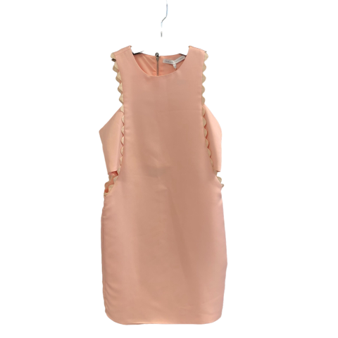 Peach Dress Designer English Factory, Size S