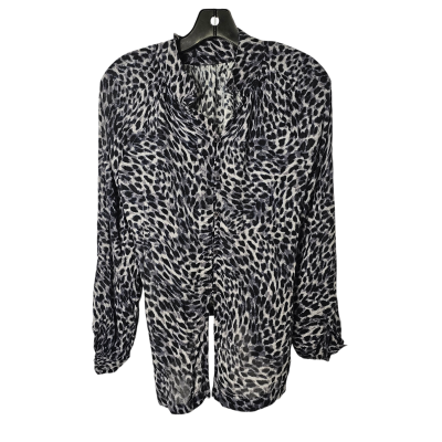 Top Long Sleeve Designer By Bella Dahl In Animal Print, Size: S