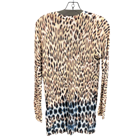 Cardigan By Chicos In Animal Print, Size: S