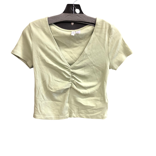 Top Short Sleeve By Divided In Green, Size: M