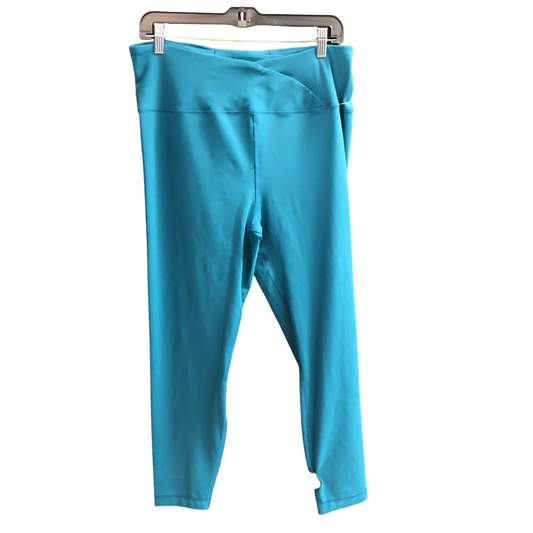 Athletic Leggings By 90 Degrees By Reflex In Teal, Size: Xl