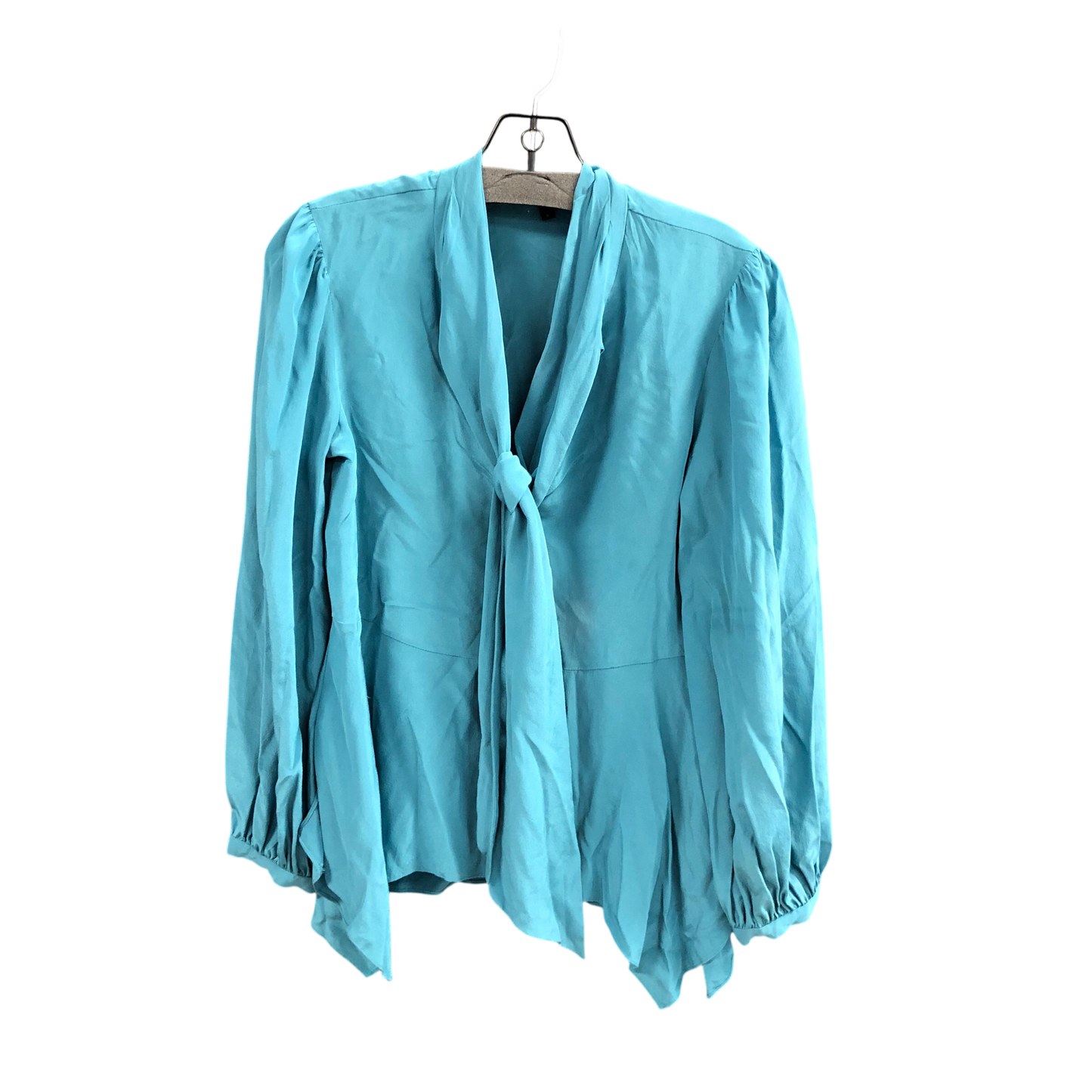 Top Long Sleeve Designer By Bcbgmaxazria In Teal, Size: S