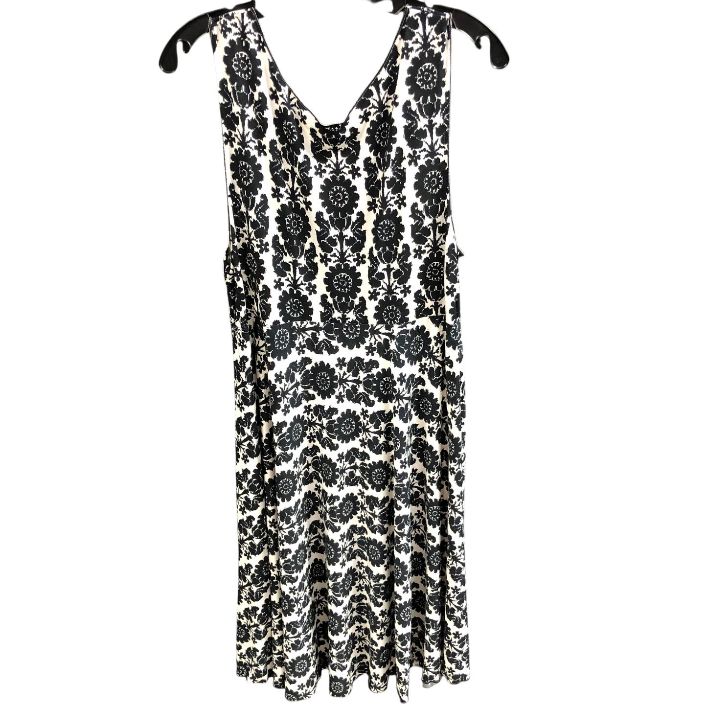 Dress Casual Midi By Max Studio In Black & White, Size: L