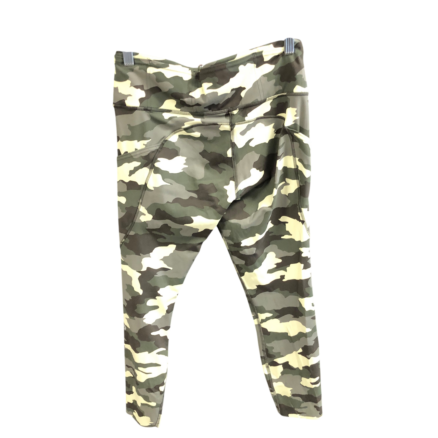 Athletic Capris By Lululemon In Camouflage Print, Size: 8