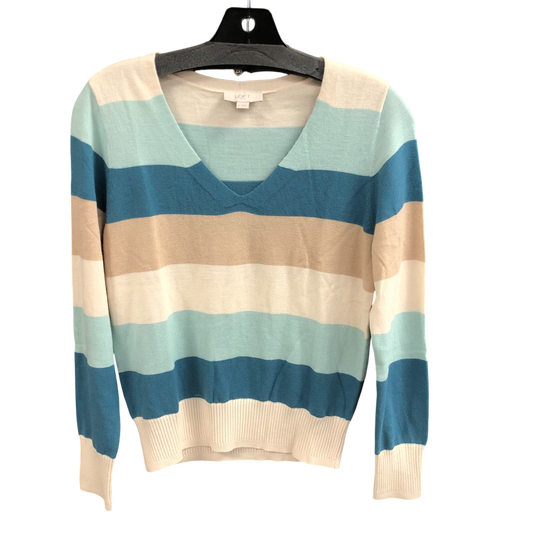 Sweater By Loft In Striped Pattern, Size: S