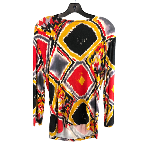 Top 3/4 Sleeve By Cable And Gauge In Multi-colored, Size: L