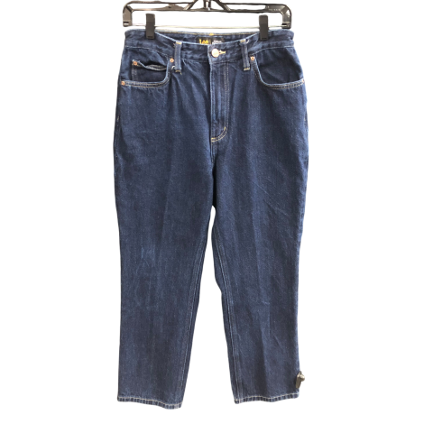 Jeans Straight By Lee In Blue Denim, Size: 8