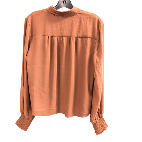 Top Long Sleeve Designer By Rachel Zoe In Brown, Size: M