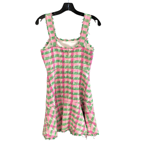 Dress Designer By Kate Spade In Green & Pink, Size: 0