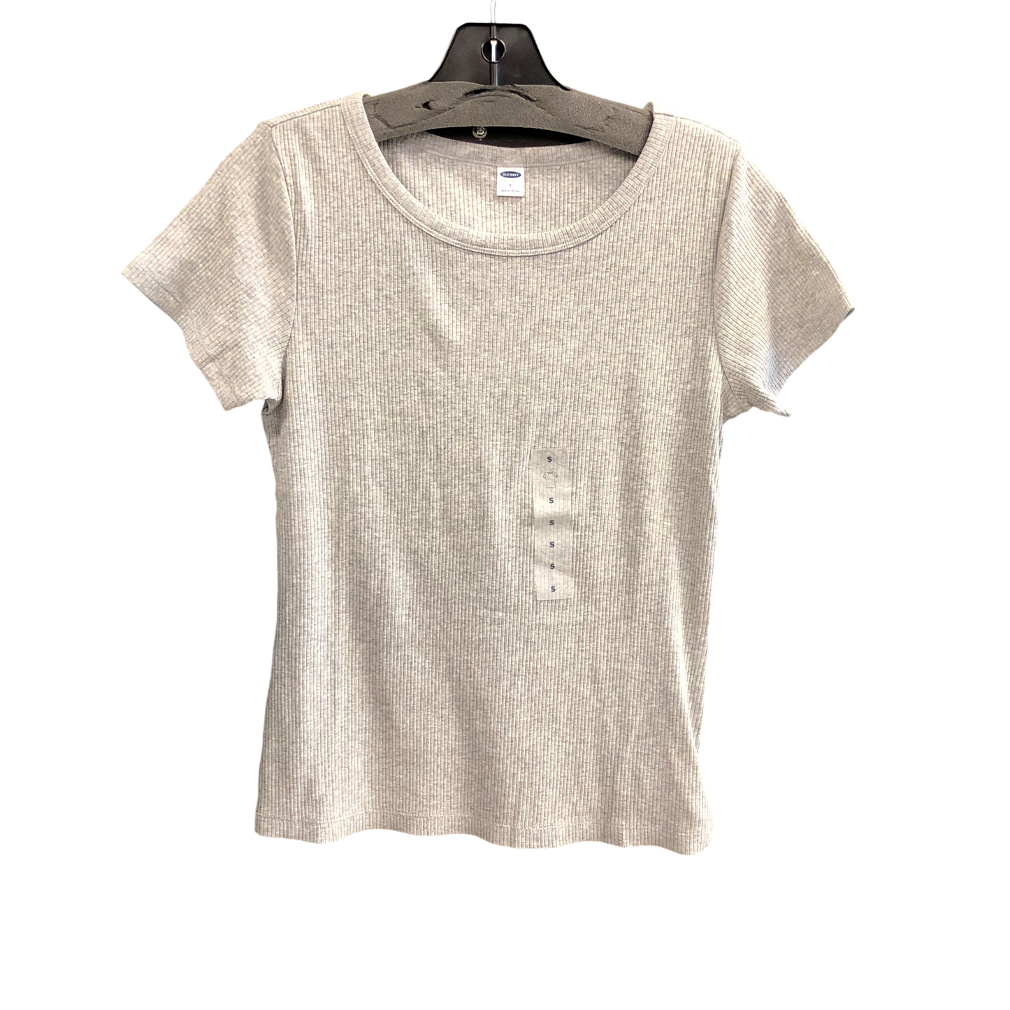 Top Short Sleeve Basic By Old Navy In Grey, Size: S